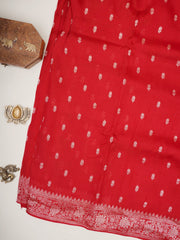 Georgette Red Tussar Georgette