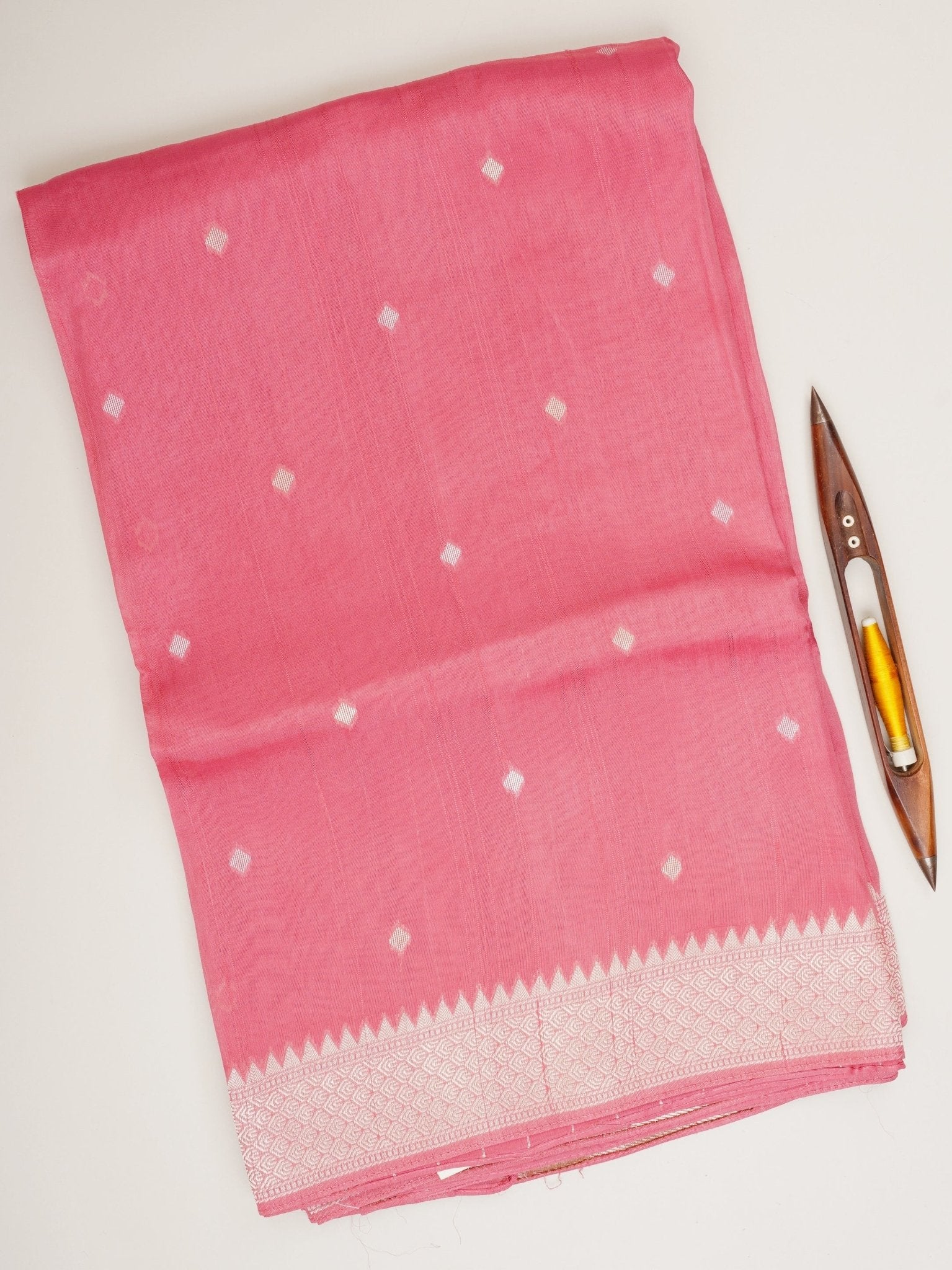 Georgette Pink Tussar Georgette