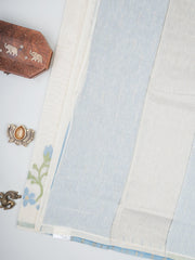 Cottons Cream Kora Cotton Manoranjitham Weaves - Handloom Store