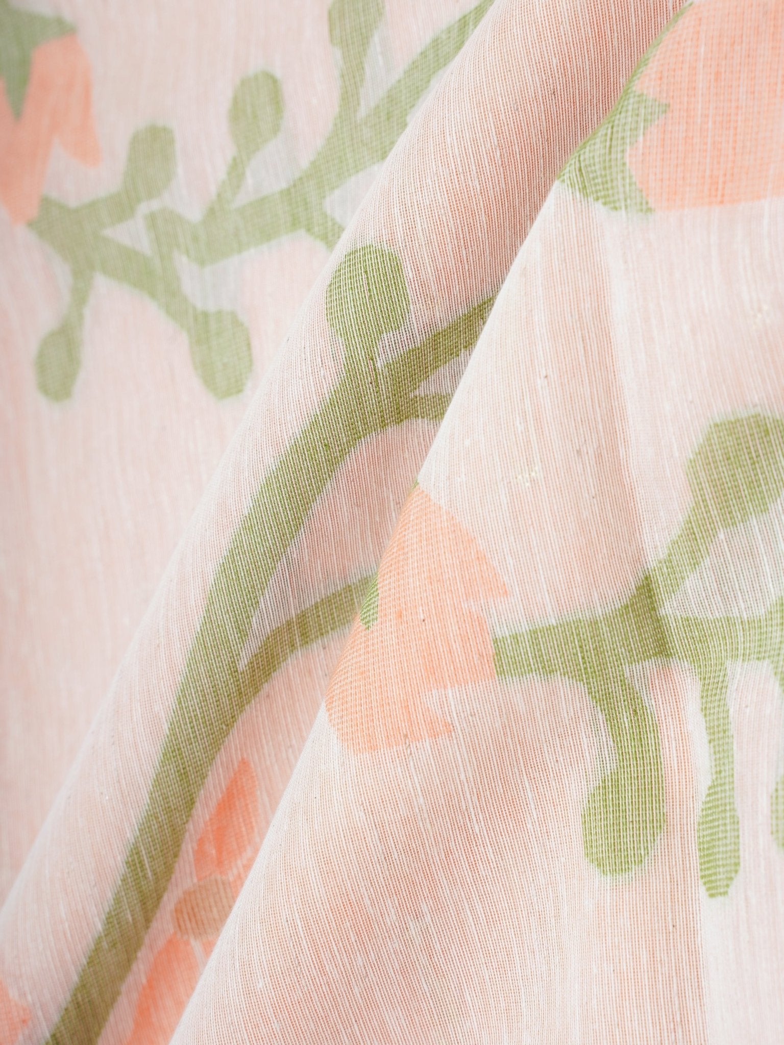 Cottons Cream Kora Cotton Manoranjitham Weaves - Handloom Store