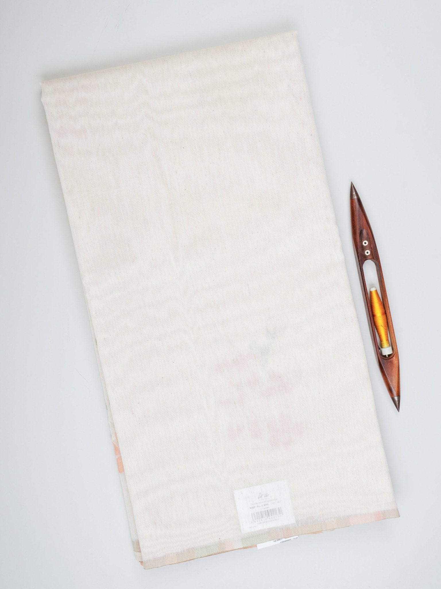 Cottons Cream Kora Cotton Manoranjitham Weaves - Handloom Store