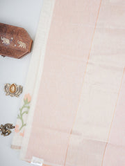 Cottons Cream Kora Cotton Manoranjitham Weaves - Handloom Store