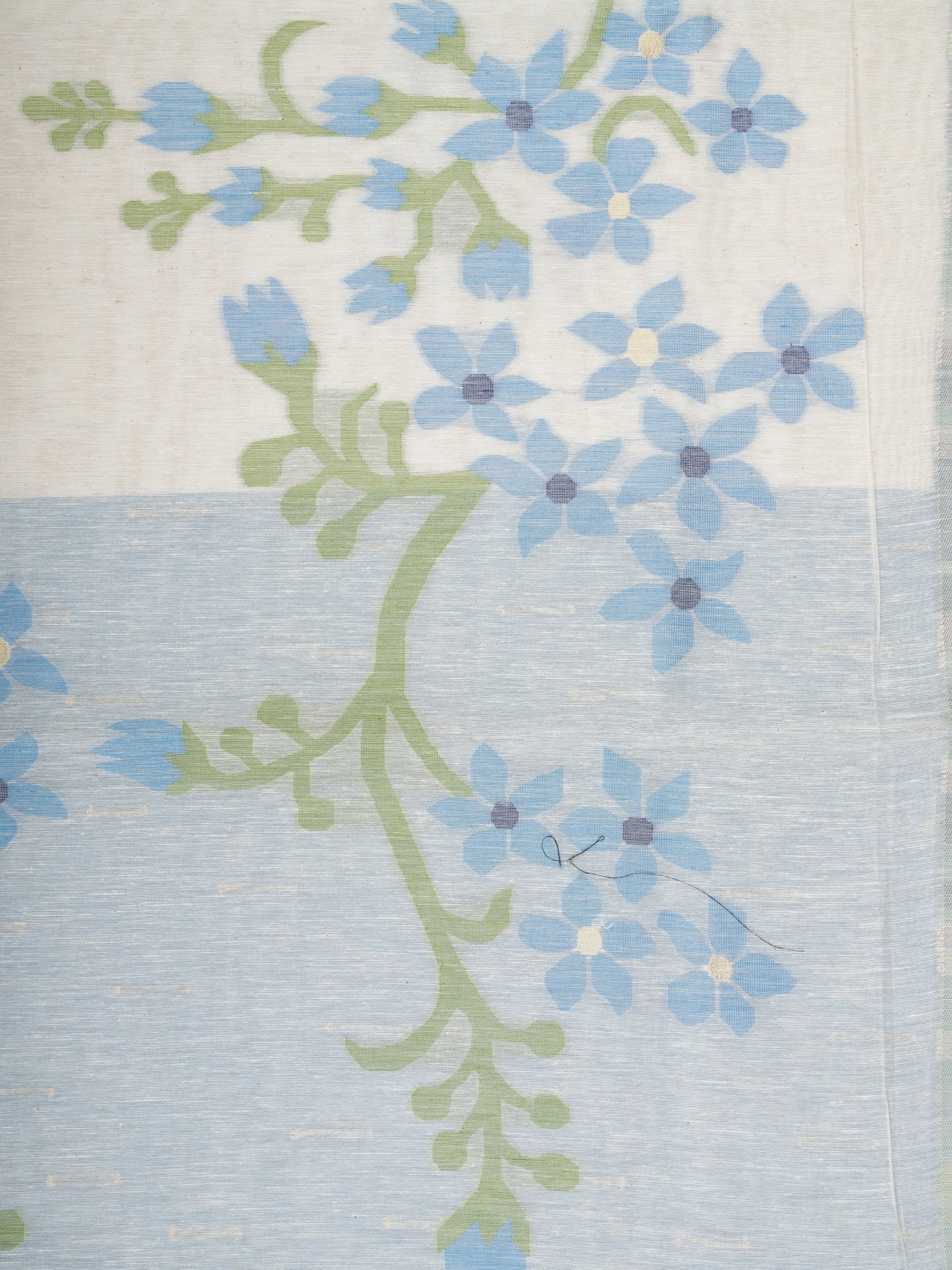 Cottons Cream Kora Cotton Manoranjitham Weaves - Handloom Store