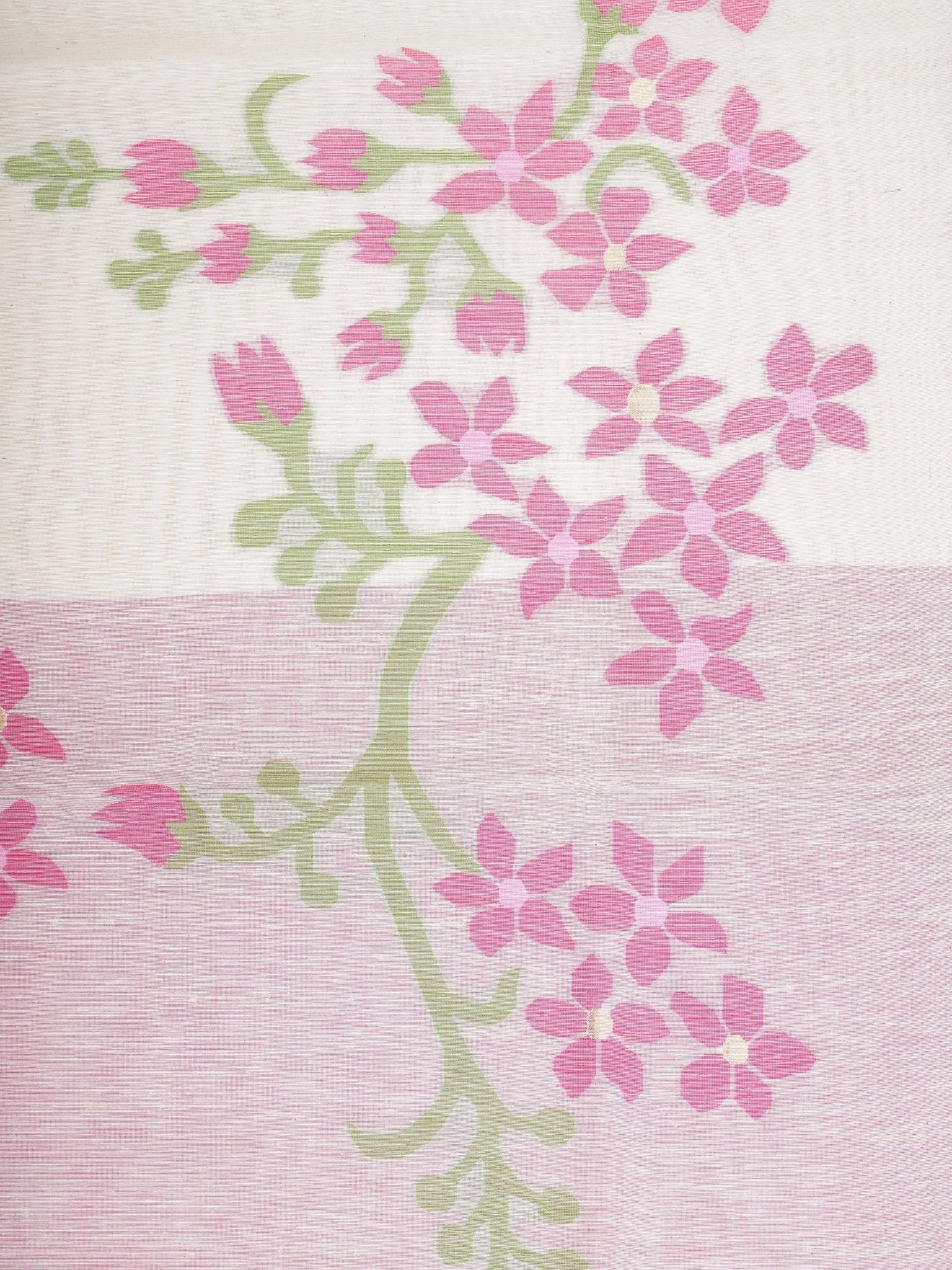 Cottons Cream Kora Cotton Manoranjitham Weaves - Handloom Store