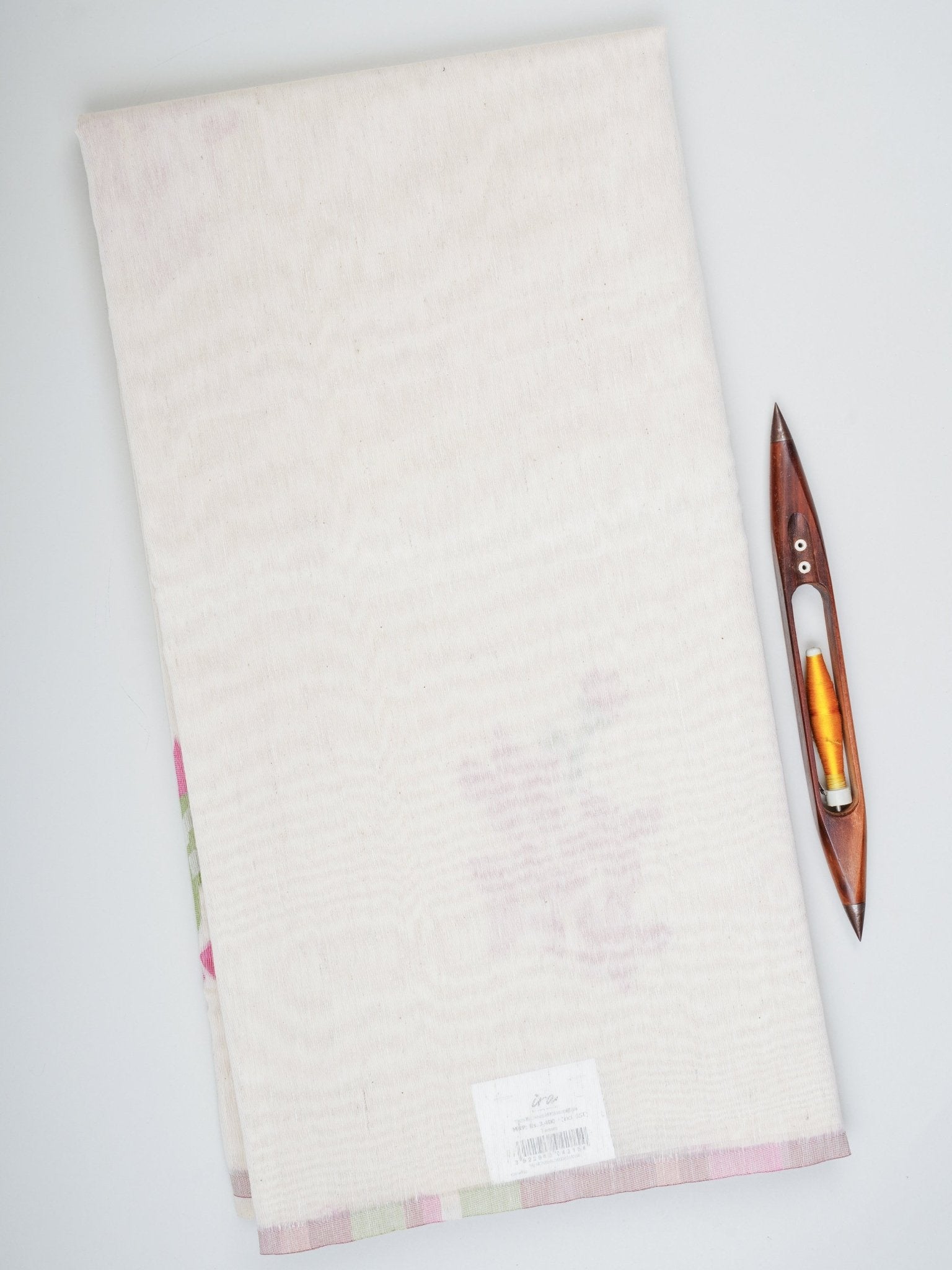Cottons Cream Kora Cotton Manoranjitham Weaves - Handloom Store