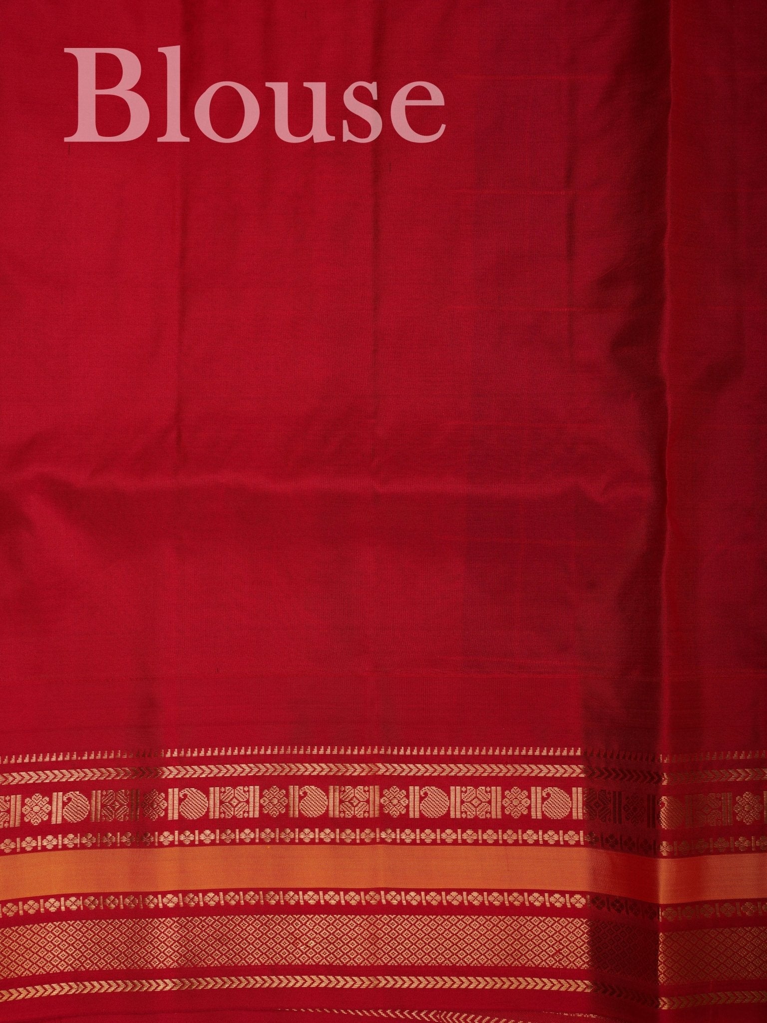 Gadwal Silk Blue 100% Pure Silk  Manoranjitham Weaves - Handloom Store