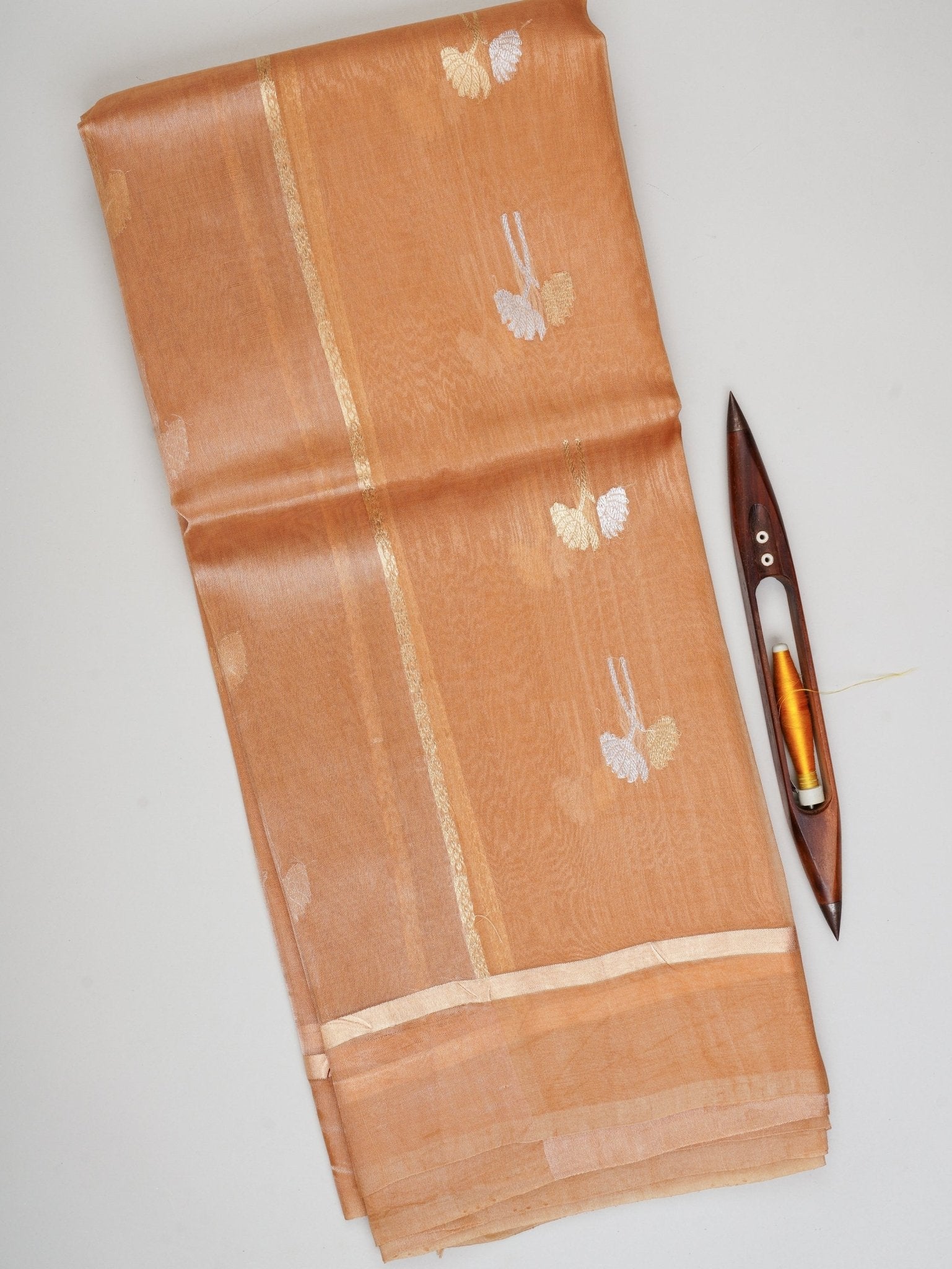 Katan Gold Kora Tissue Manoranjitham Weaves - Handloom Store
