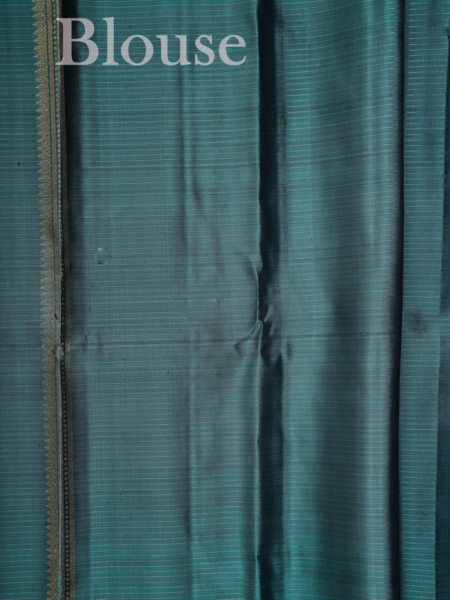 Kanchipuram Silk Green 100% Pure Silk  - Manoranjitham Weaves - Handloom Store