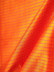 Narayanpet Orange 100% Pure Silk  Manoranjitham Weaves - Handloom Store