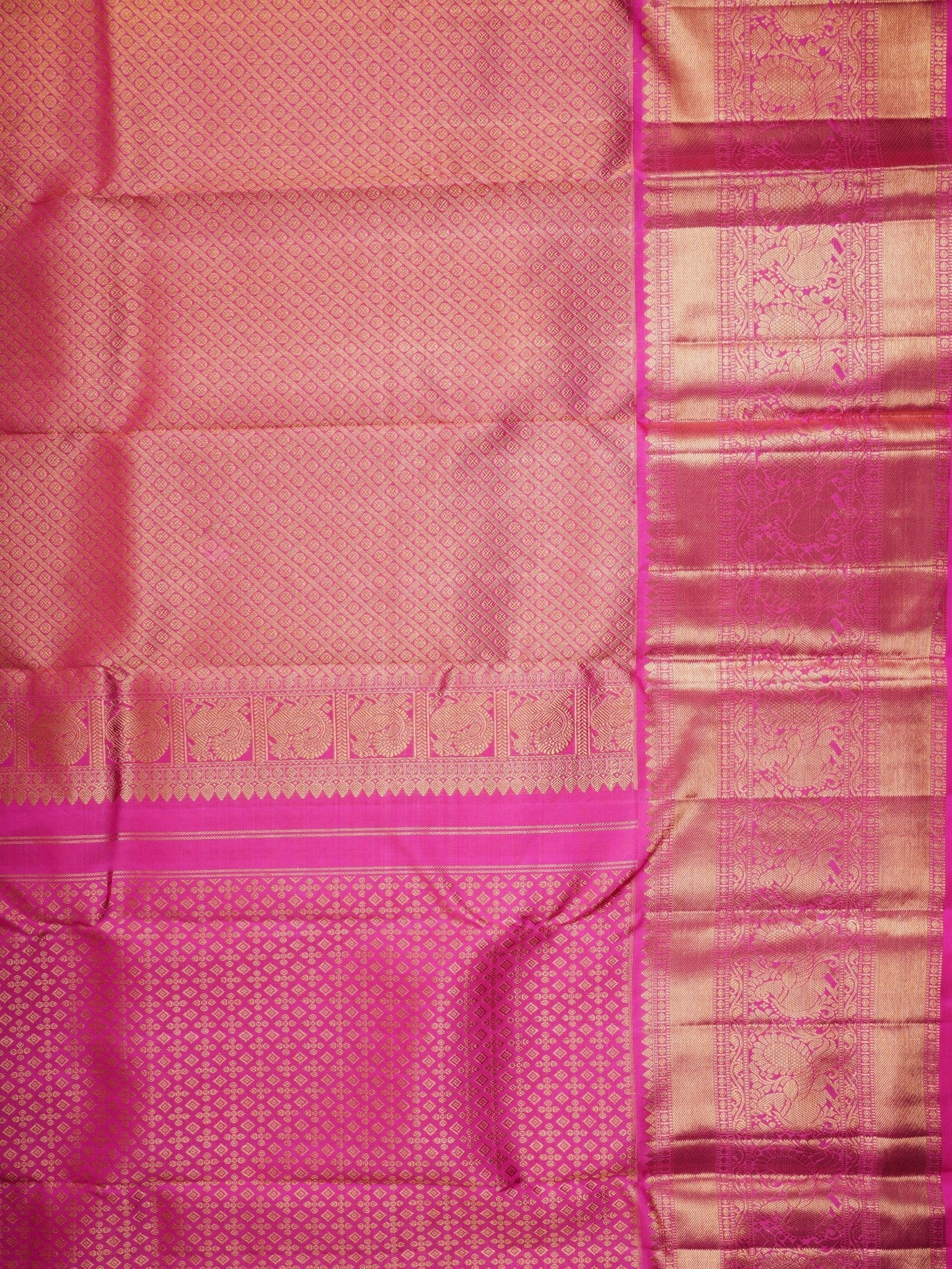 Kanchipuram Silk  100% Pure Silk  Manoranjitham Weaves - Handloom Store