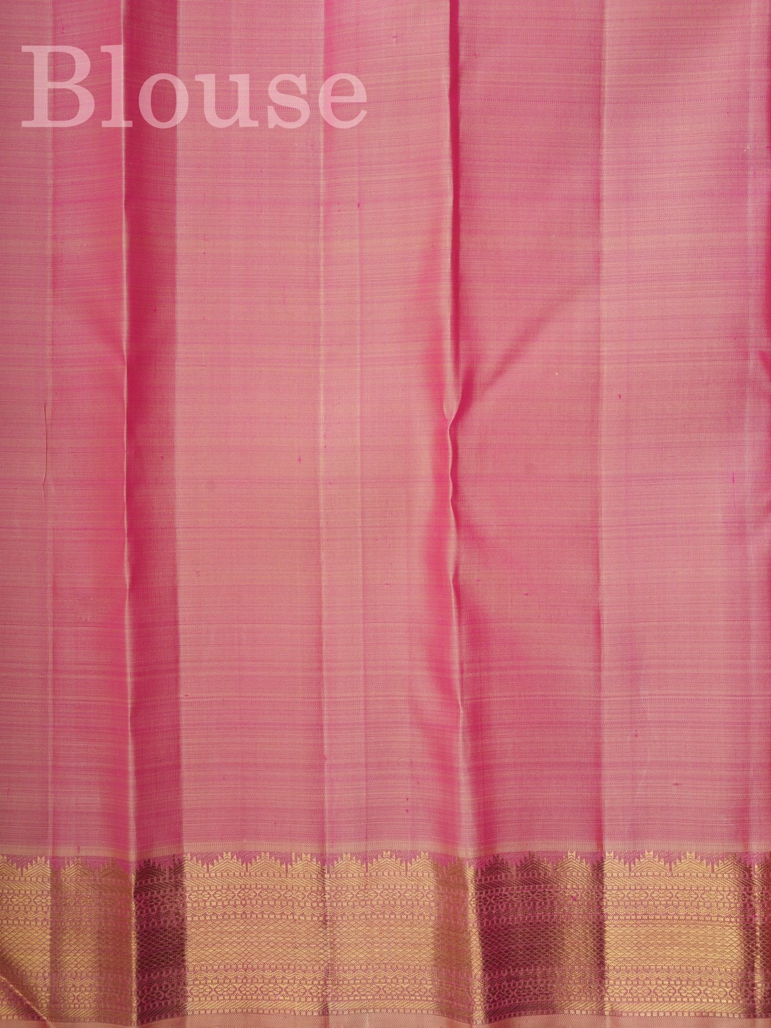 Kanchipuram Silk Peach 100% Pure Silk  Manoranjitham Weaves - Handloom Store