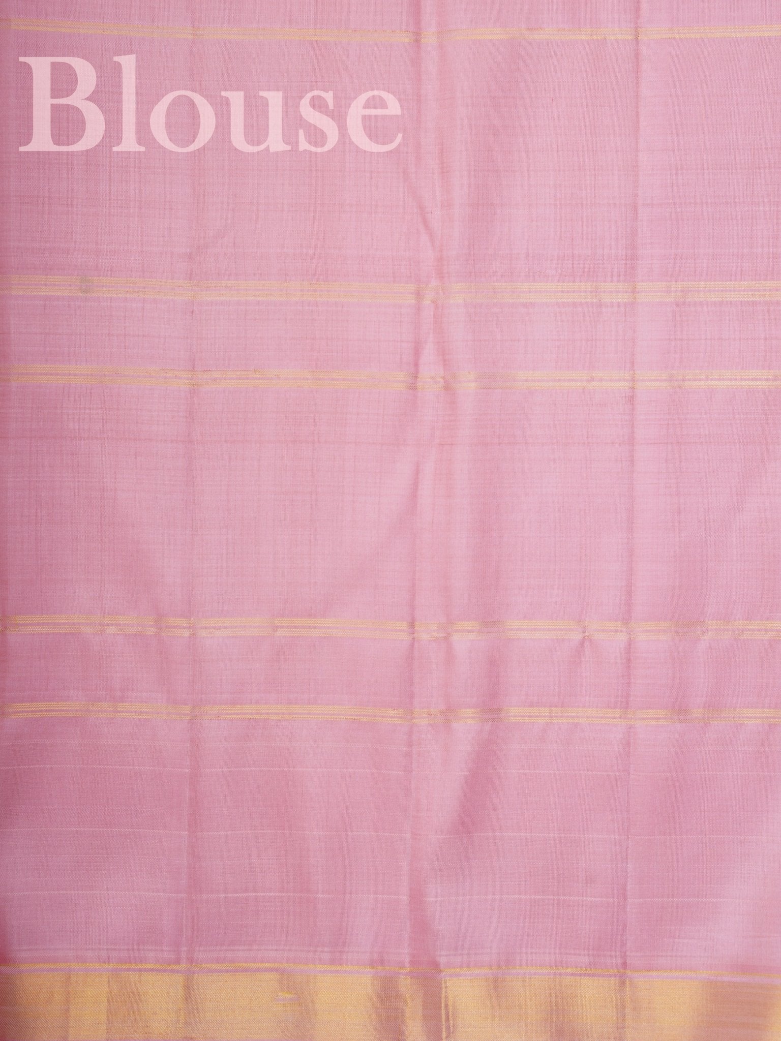 Kanchipuram Silk Pink 100% Pure Silk  - Manoranjitham Weaves - Handloom Store