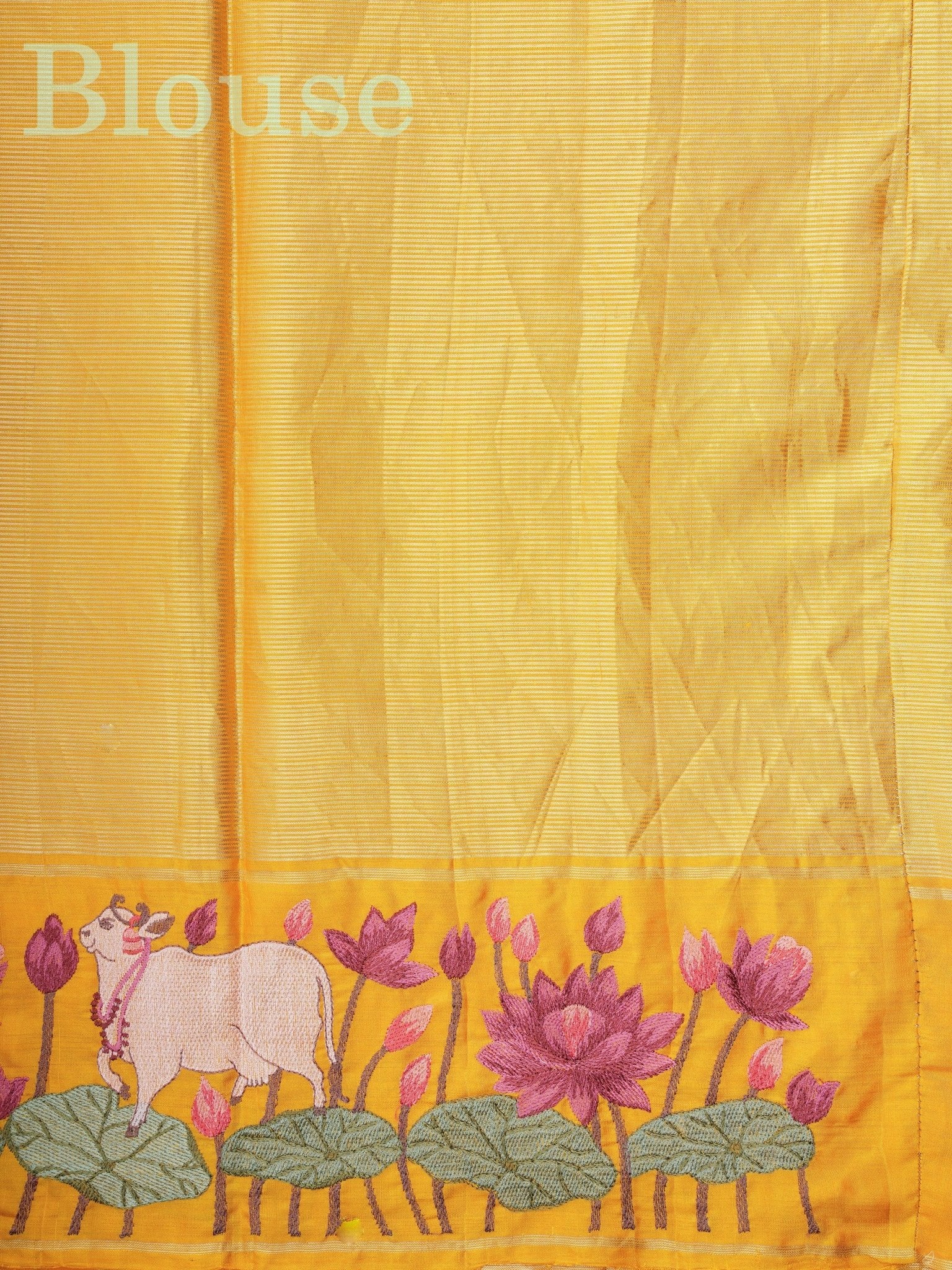 Kanchipuram Silk  100% Pure Silk  Manoranjitham Weaves - Handloom Store