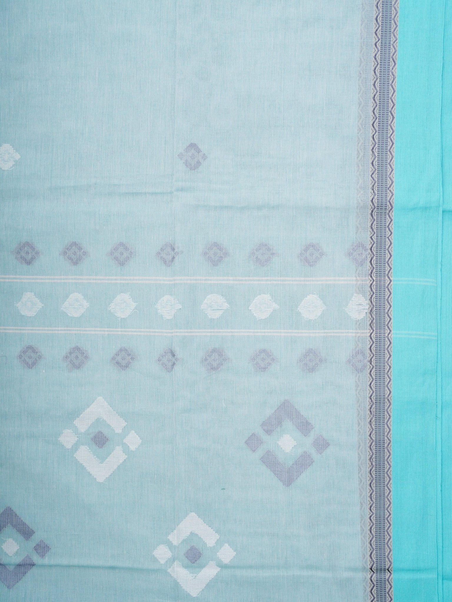 Cotton Blue 100% Pure Cotton Manoranjitham Weaves - Handloom Store