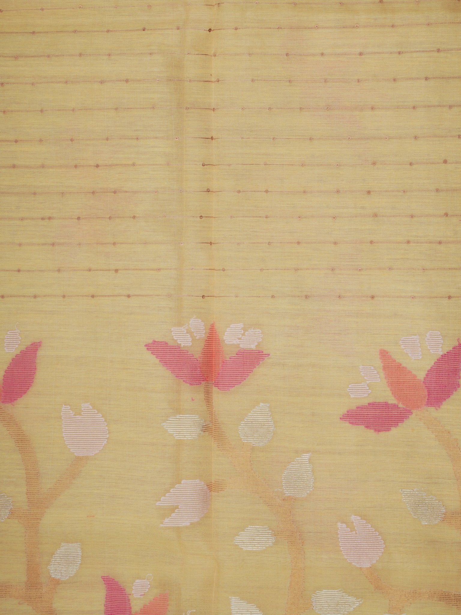 Fancy Yellow Matka Silk Manoranjitham Weaves - Handloom Store