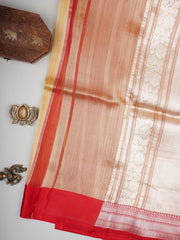 Katan Gold Kora Tissue Manoranjitham Weaves - Handloom Store