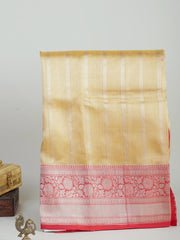 Katan Gold Kora Tissue Manoranjitham Weaves - Handloom Store