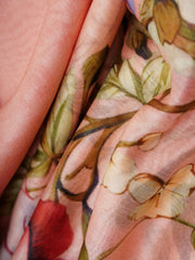 Cotton Peach Silk Cotton Manoranjitham Weaves - Handloom Store